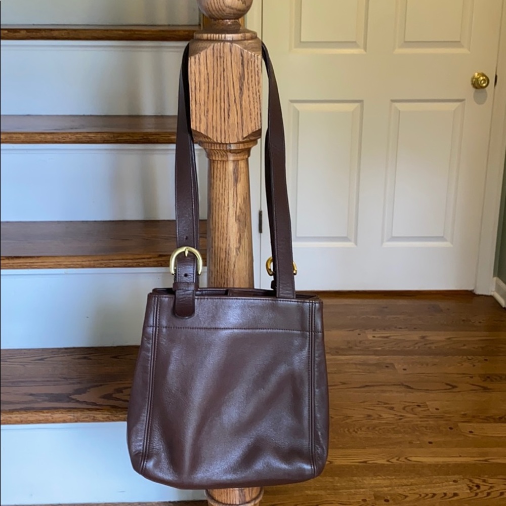 Authentic Coach Waverly Soho Small Tote Brown